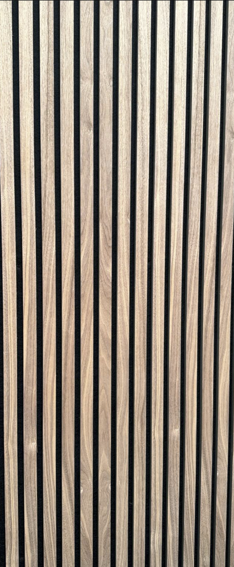Light Walnut Acoustic Wall Panels