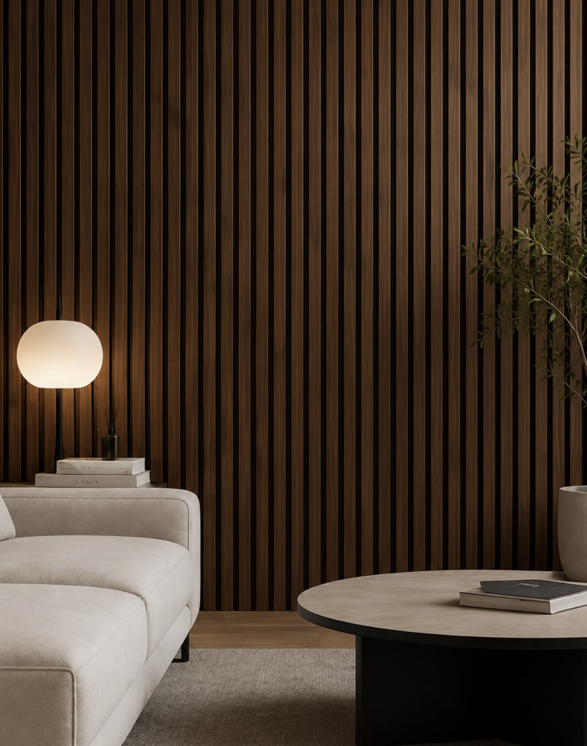 Walnut Acoustic Wall Panels
