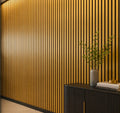 Shinny Gold Acoustic Wall Panels
